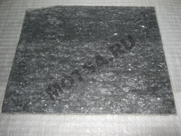 Паронит листовой маслобензостойкий ПМБ 1,5мм (0.20 м. х 0.25 м.)