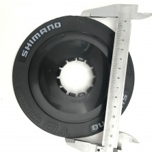 Защита цепи тарелка Shimano черный пластик