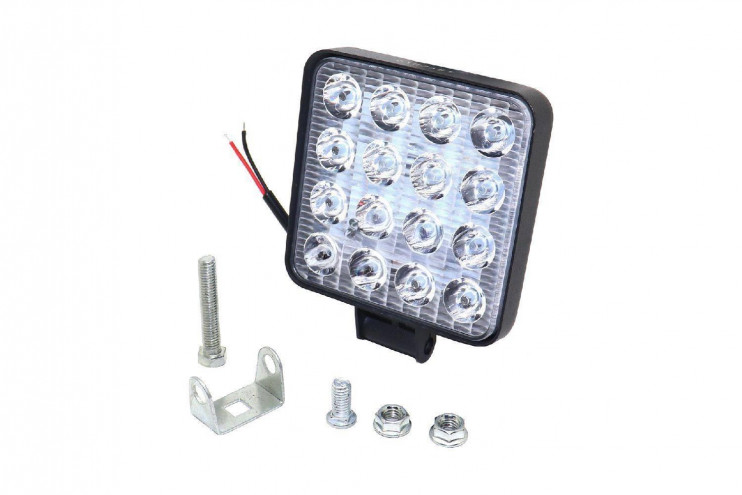 Фара светодиодная 48W 16 диодов SMD 25мм  ближний свет Flood