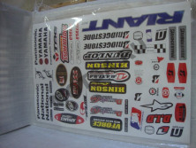 Наклейки Panasonic,National,YAMAHA,TAG,ERISS,ADVANCE,VFORCE,HINSON,MAXIMA,DUNLOP,BRIDGESTONE,RIANT,D.I.D. (30x45)