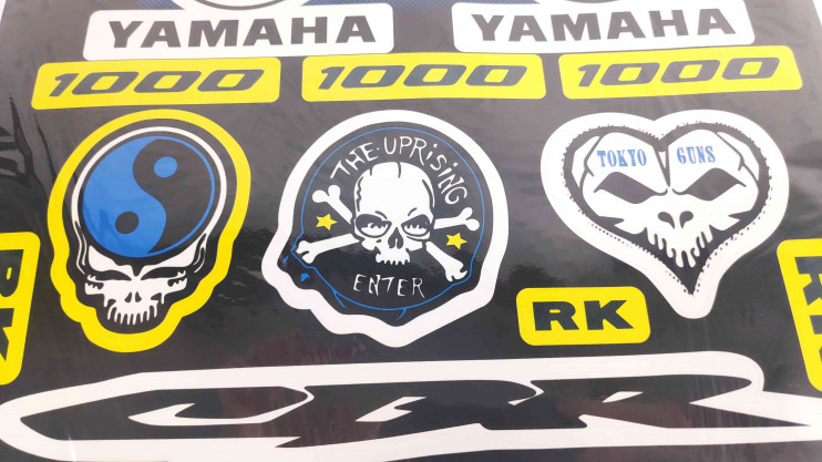 Наклейки pro yamaha 30x45
