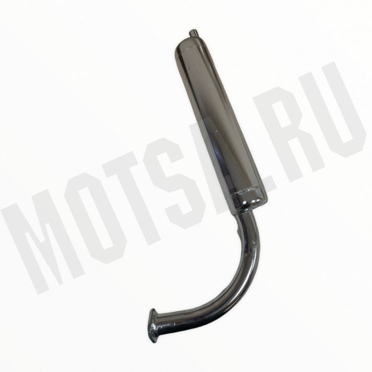 Глушитель веломотор F50-F80 хром