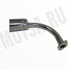 Глушитель веломотор F50-F80 хром