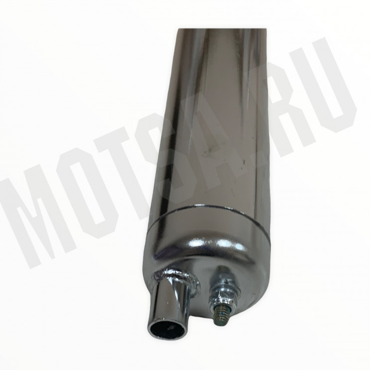 Глушитель веломотор F50-F80 хром