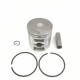 Поршень в сборе 48 мм скутер Honda Dio 75 (AF 18/24/27/28)