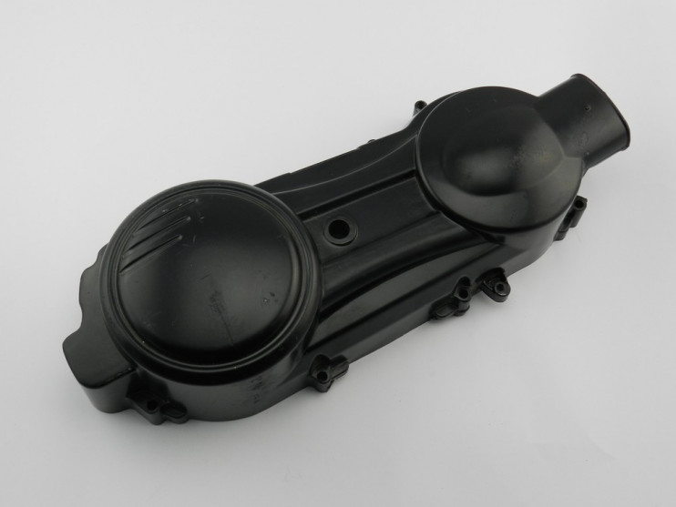 Крышка картера левая 4т 125, 150сс (152QMI, 157 QMJ) короткая, 430 мм, для колёс 10