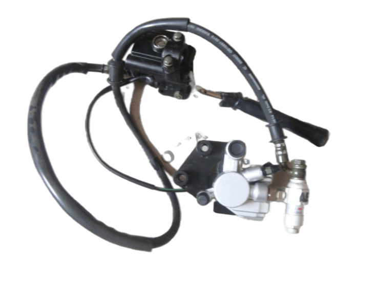 Гидравлика в сборе скутер FT50QT-18A 1 скоба ABS левая