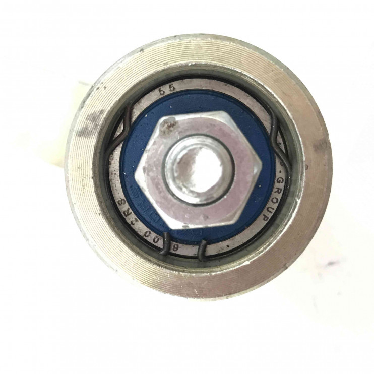 Ролик натяжной Крот метал. широкий (на 2 ремня) с кронштейном