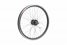 Обод 20 2-х слойный задний в сборе на 6 болтов под трещетку черный