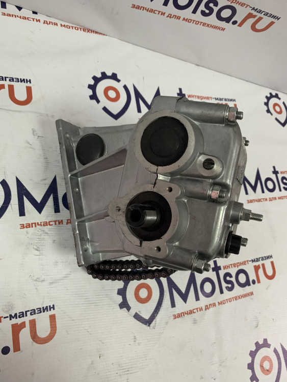 Коробка снегоход Буран реверса нового образца (короткий вал гладкий) (110603190)