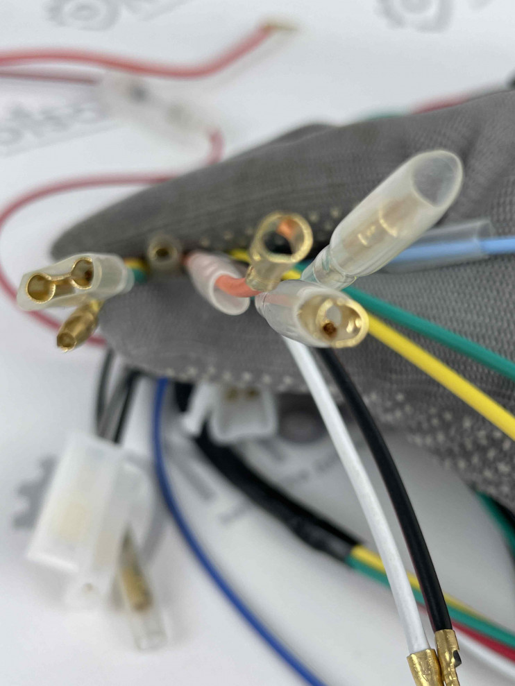 Проводка центральная мопед Дельта, Альфа круглый щиток приборов