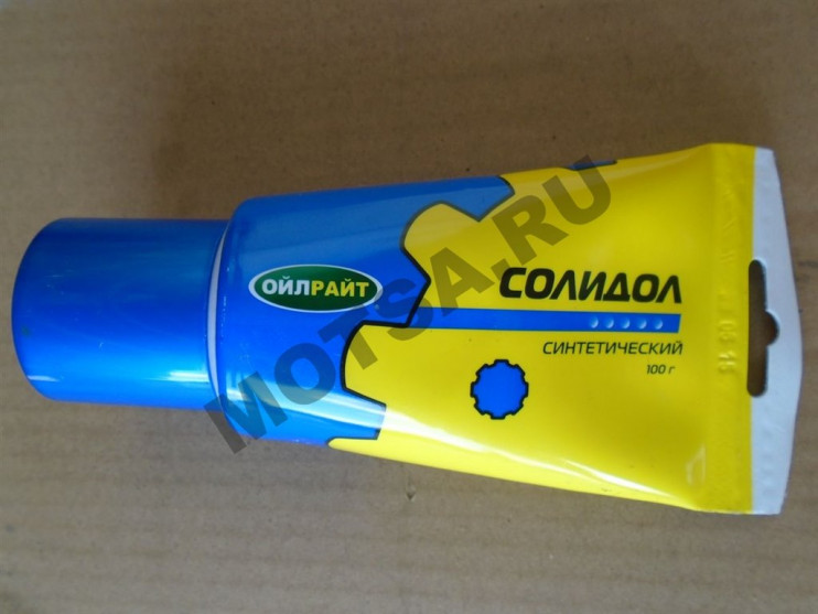 Смазка Солидол синтетический 100 г Oil Right в тубе