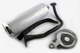 Глушитель скутер QT-4 320мм