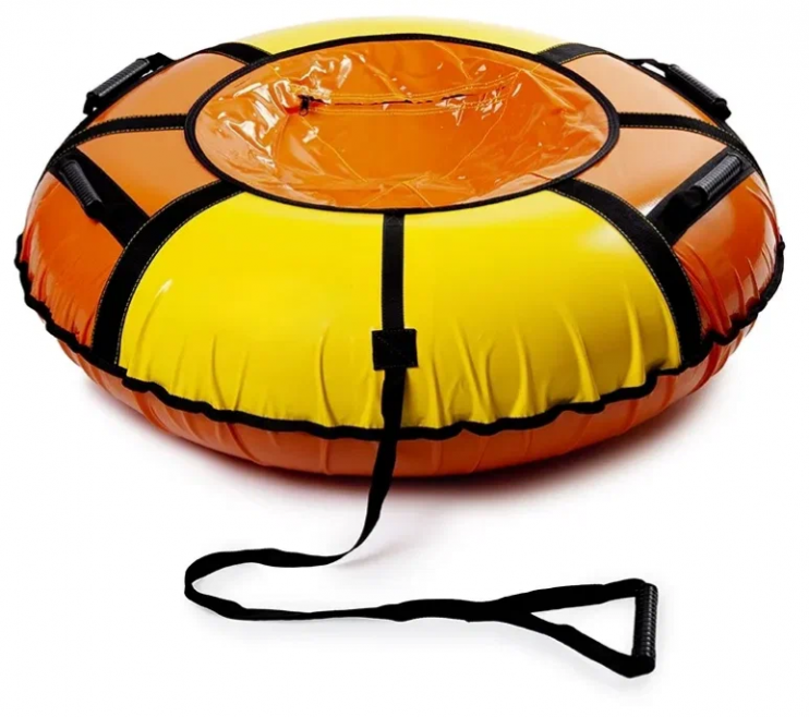 Тюбинг НИКА Классик 70см (ТБ1К-70) в сборе с камерой (Оранжевый/Желтый)