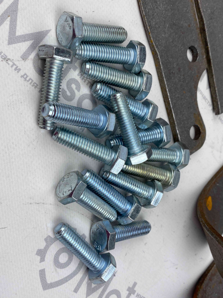 Фреза мотоблок Каскад, Нева, Ока (разборные, в коробке) (1к-т: ножи левый+правый 8пар +вал фрез 2шт+ вал ножей 4шт +крепеж 16шт)