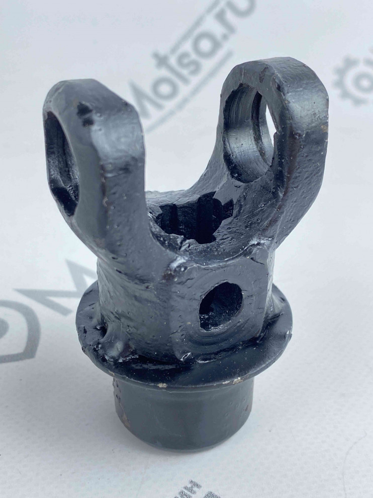 Вилка шлицевая хвостовика Урал (с отверстиями под крестовину и клин) (реставрация)