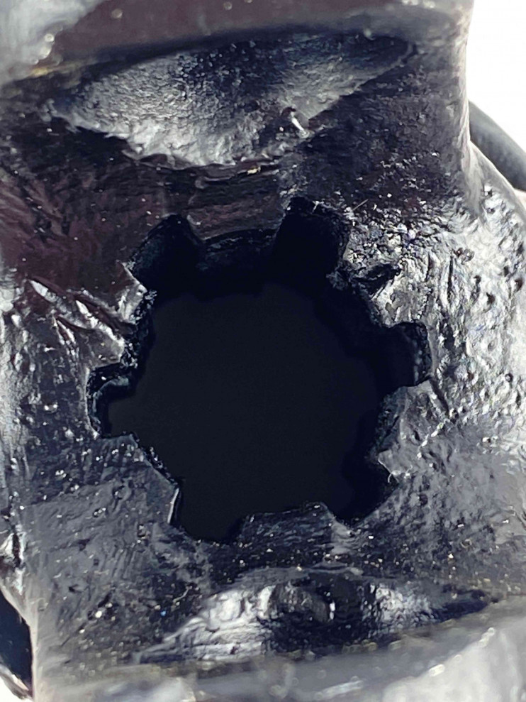 Вилка шлицевая хвостовика Урал (с отверстиями под крестовину и клин) (реставрация)