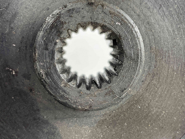 Коробка снегоход Буран реверса нового образца (короткий вал гладкий) (110603190) (3-х рядная цепь)