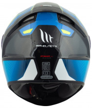 Шлем MT Stinger divided B6 глянцевый голубой XL интегрaл