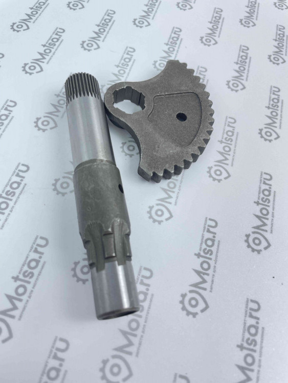 Вал Восход кикстартера с сектором