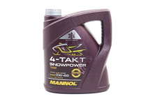 Масло 4T Mannol Snowpower 0W40 4л синтетика