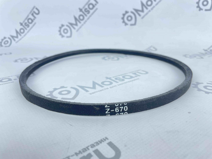 Ремень ZO 670 для насадки болгарки к бензопиле