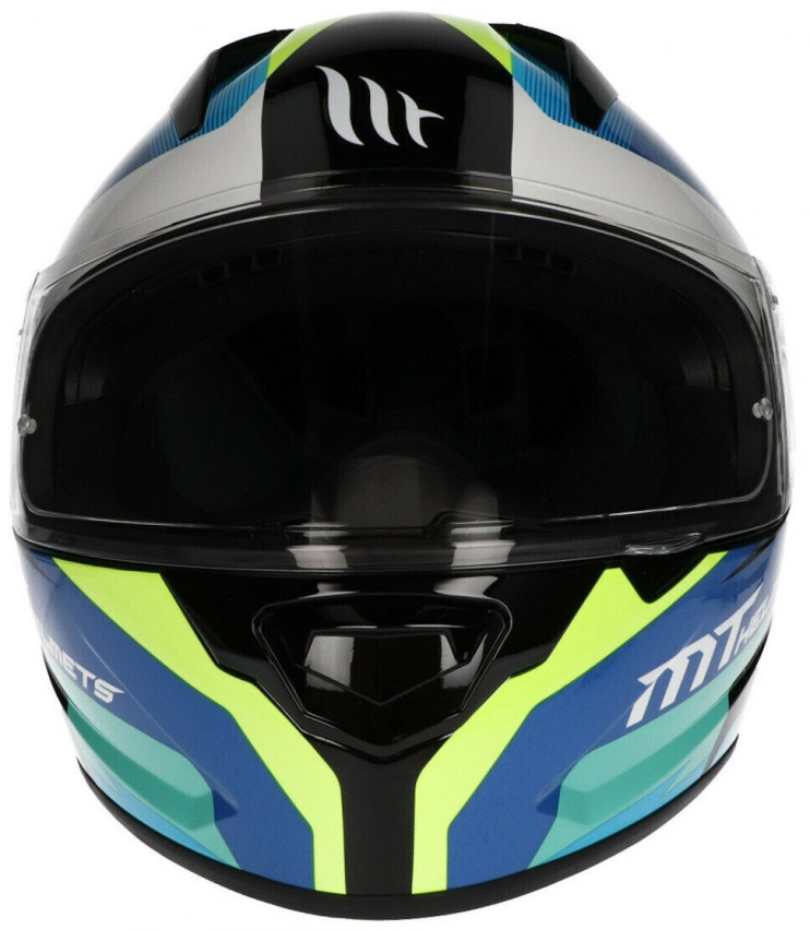 Шлем MT Stinger divided B6 глянцевый голубой S интеграл