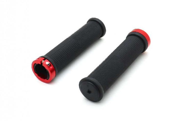 Ручки руля Вело 130мм один алюминиевый наконечник