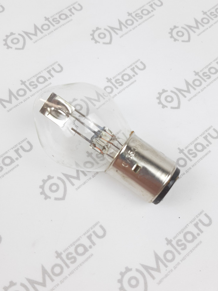 Лампа 6В 35-35Вт фарная BA20D