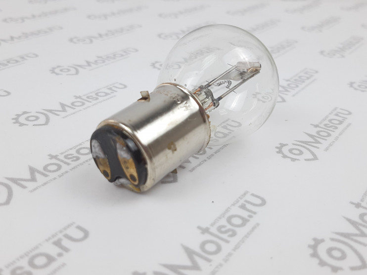 Лампа 6В 35-35Вт фарная BA20D