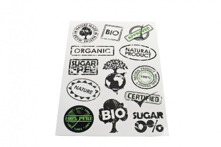 Наклейки Natural product 21х30