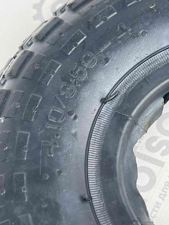 Покрышка  4 4,10/3,50-4 камерная (БЕЗ КАМЕРЫ) для тачки садовой