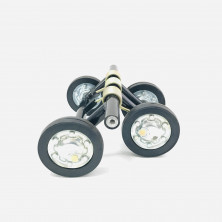 Тележка снегоход Буран широкий каток в сборе 3-х пружинная