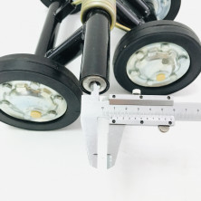 Тележка снегоход Буран широкий каток в сборе 3-х пружинная