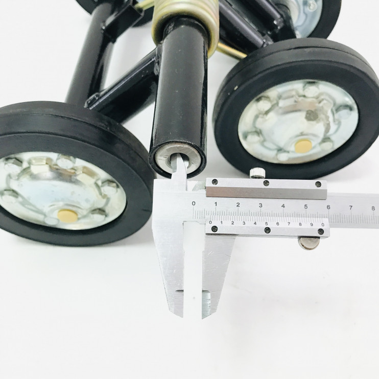 Тележка снегоход Буран широкий каток в сборе 3-х пружинная