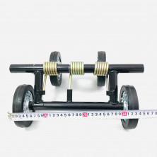 Тележка снегоход Буран широкий каток в сборе 3-х пружинная