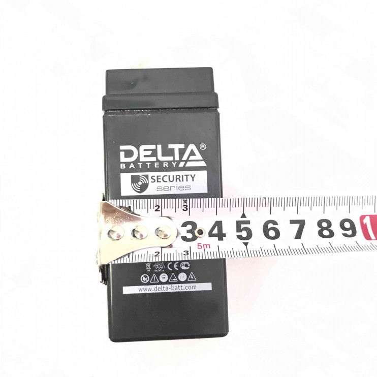 Аккумулятор герметичный 6В 2,3Ач DELTA DT6023 (44*47*101мм) (электрооборудование, кассовые апп-ты)