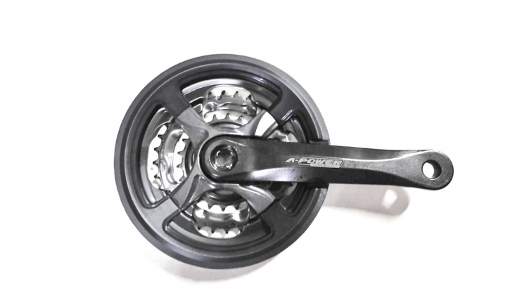 Шатуны 3 звезды 42-34-24 зубов шатуны 170мм под квадрат HDL-A05