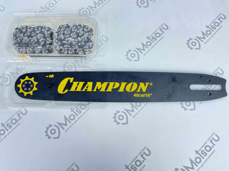 Шина Champion 16 1.6 3/8 60 зв. + 2 ЦЕПИ 163SLHD025 952935   набор
