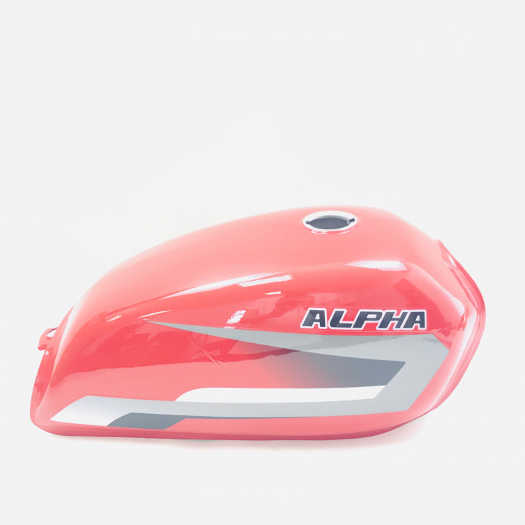 Бензобак мопед Альфа красный