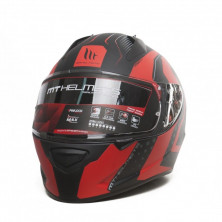 Шлем MT Stinger warhead черно-красный матовый L интеграл
