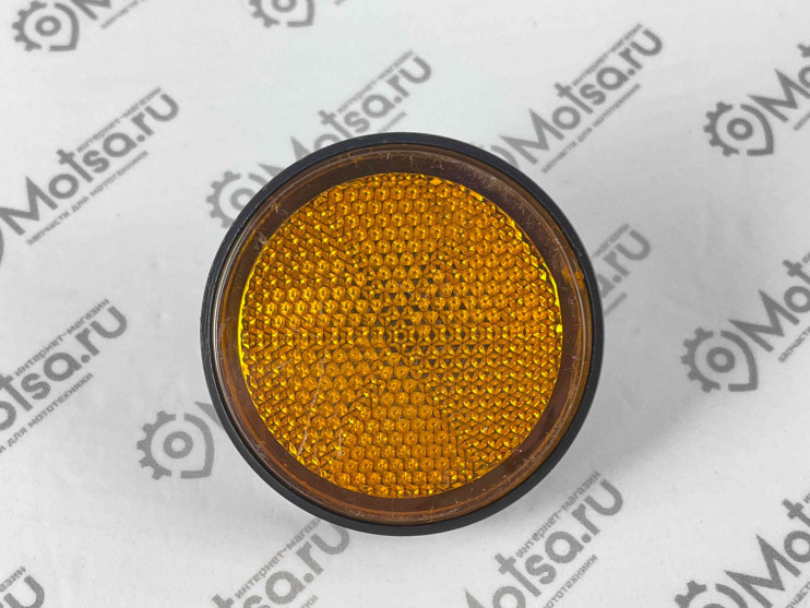 Светоотражатель (катафот) боковой, круглый Racer Sagita 2/3,Racer Lupus, Mantis, YB50QT-9