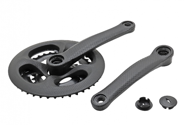 Шатуны 3 звезды 42-34-24 зубов шатуны 170мм под квадрат карбон