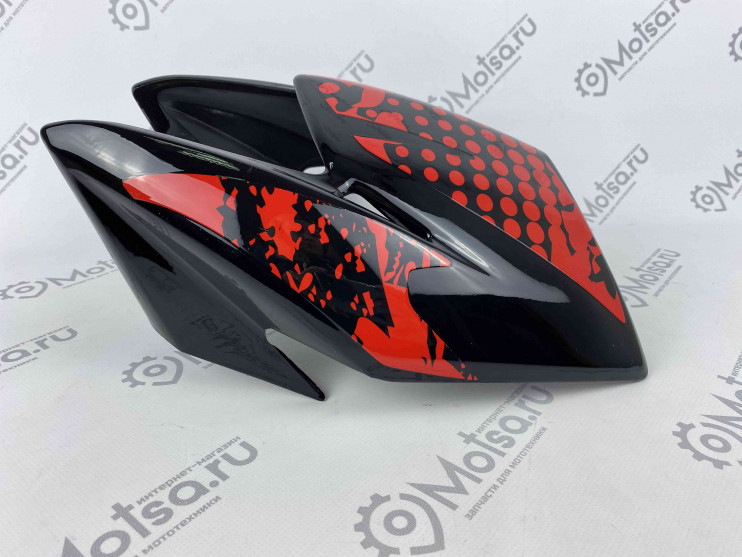 Облицовка фары внешняя черная ENDURO-02