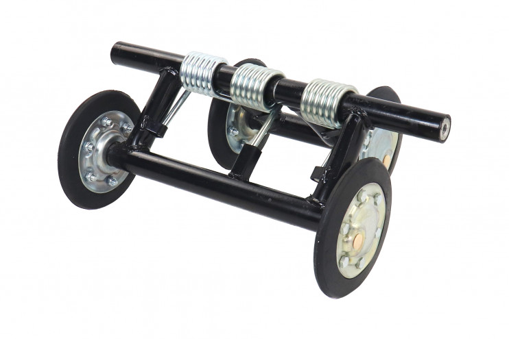 Тележка снегоход Буран узкий каток в сборе 3-х пружинная