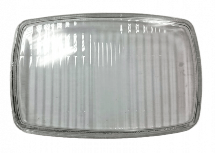 Стекло фары передней Дельта квадратное