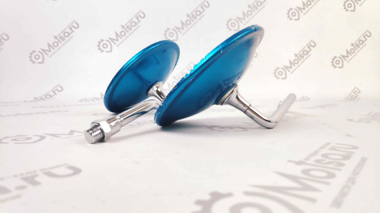 Зеркала 015 металл большие круглые хром