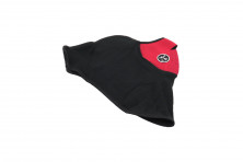 Подшлемник балаклава шерстяной без верха чёрно-красный