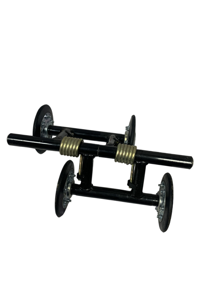 Тележка снегоход Буран узкий каток в сборе левая