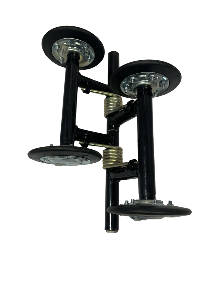 Тележка снегоход Буран узкий каток в сборе левая